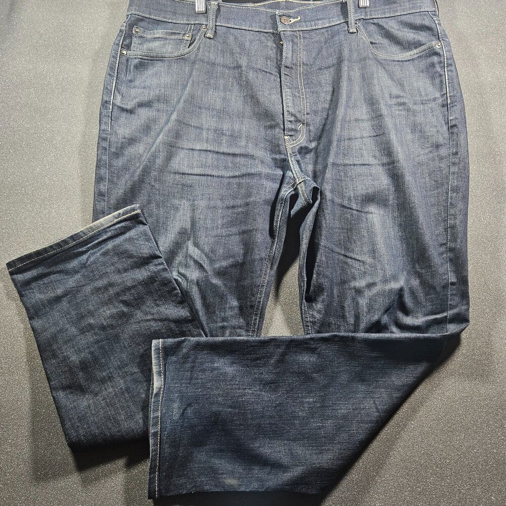 Levi's 541 Athletic Fit Jeans Men's Size 42x32 Dark Wash Stretch Denim Pants